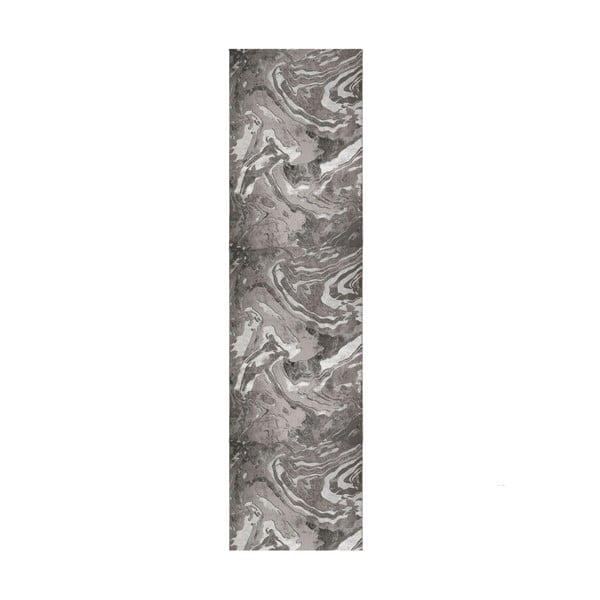 Szary chodnik Flair Rugs Marbled, 80x300 cm