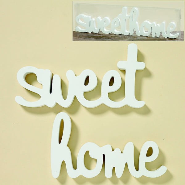 Zestaw 2 napisów dekoracyjnych Boltze Sweet Home