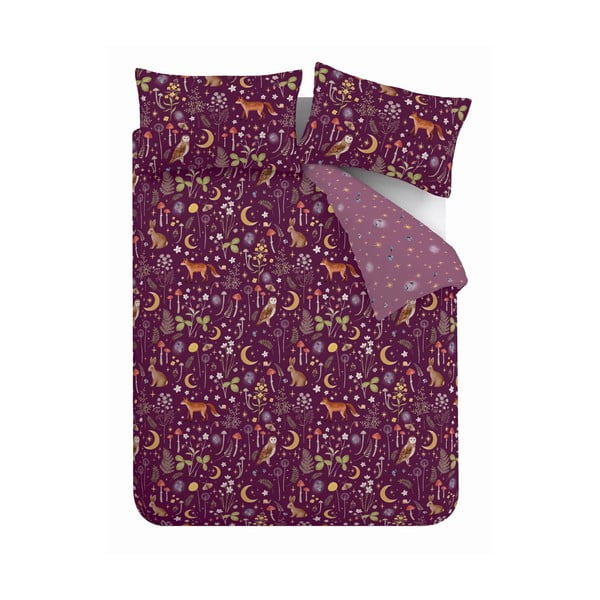 Fioletowa pościel dwuosobowa 230x220 cm Enchanted Twilight – Catherine Lansfield