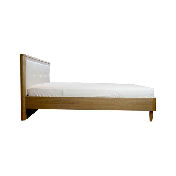 Białe łóżko 2-osobowe Mazzini Beds Scandi, 140x200 cm-image-2