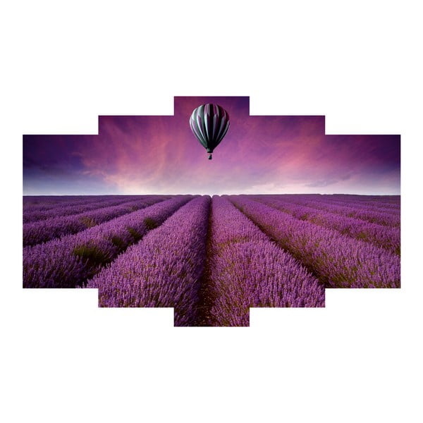 Pięcioczęściowy obraz Provence