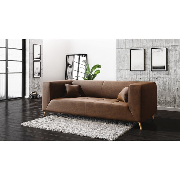 Różowa 3-osobowa sofa MESONICA Toro-image-1