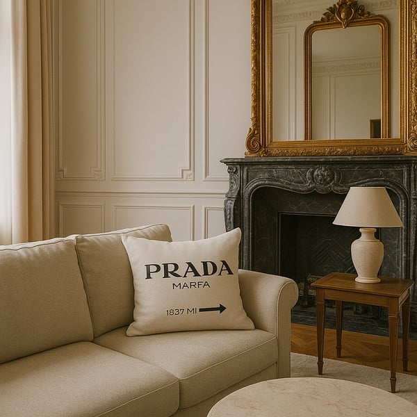 Poszewka na poduszkę 43x43 cm Prada – Mila Home-image-3