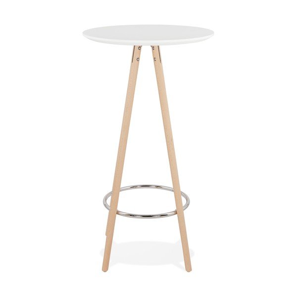Biały stół barowy Kokoon Deboo, wys. 110 cm-image-1