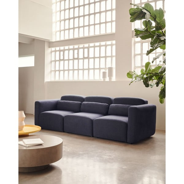 Ciemnoniebieska sofa 263 cm Neom – Kave Home-image-1