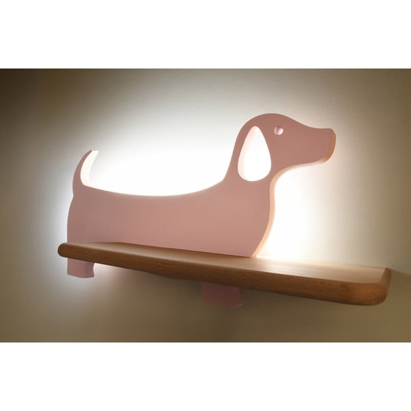 Różowa lampa dziecięca Dog – Candellux Lighting-image-1