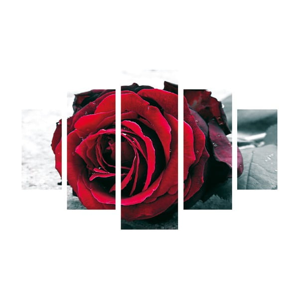 Wieloczęściowy obraz Roses Are Red, 92x56 cm