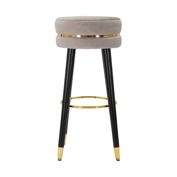 Jasnoszary tapicerowany hoker (wysokość siedziska 74 cm) Paris – Mauro Ferretti-image-1