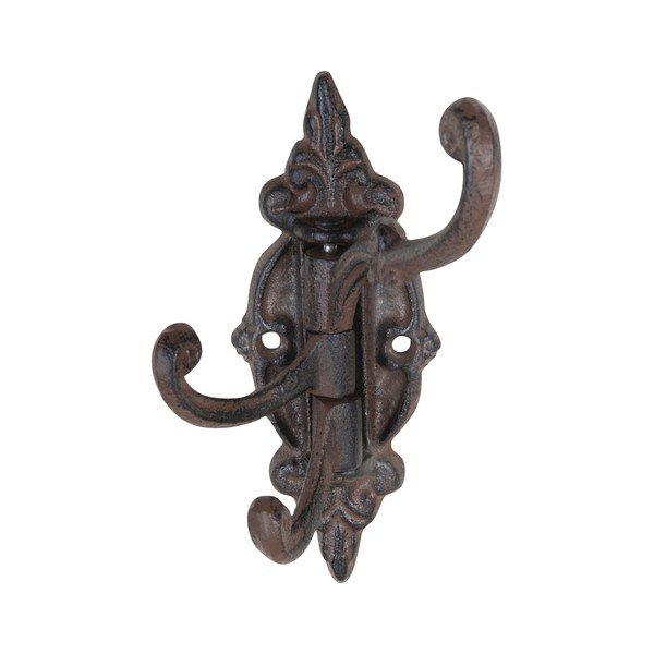Ciemnobrązowy metalowy haczyk ścienny – Esschert Design-image-3