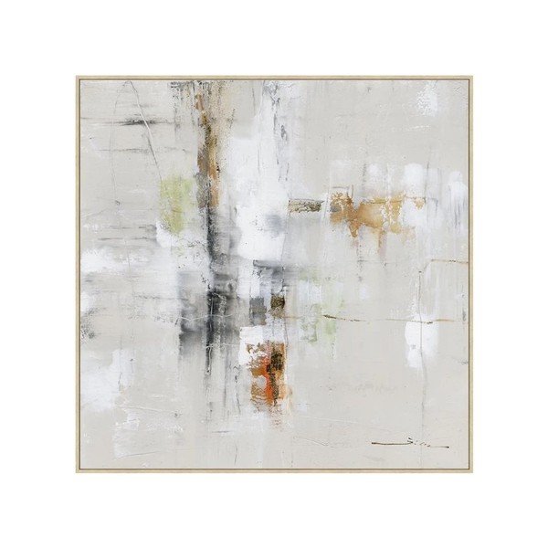 Ręcznie malowany obraz na płótnie z ramą w zestawie 103x103 cm Bold – Bizzotto