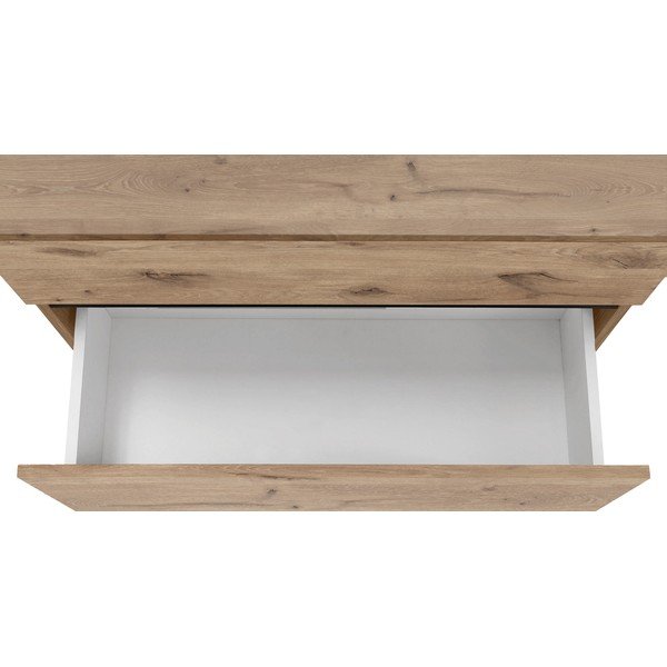 Szafka pod umywalkę w dekorze dębu 80x55 cm Wisla – Støraa-image-1