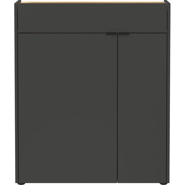 Antracytowa szafka 82x102x22 cm Ameca – Germania-image-1