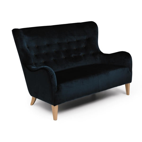 Czarna sofa Max Winzer Medina, 148 cm
