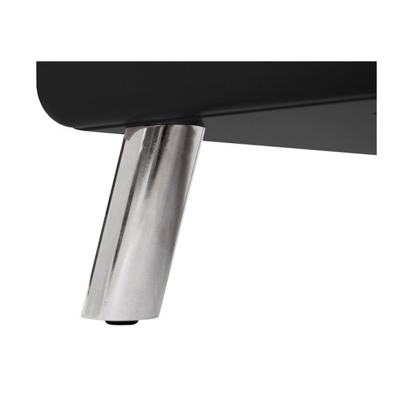 Czarna szafka pod TV Tenzo Cobra, szer. 118 cm-image-1