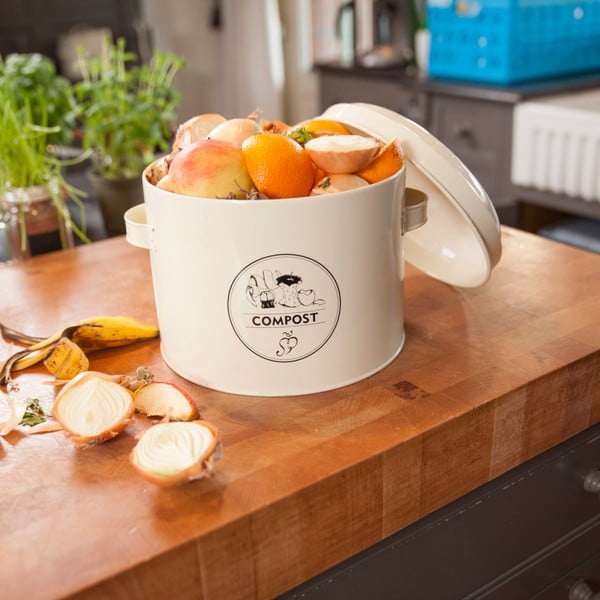 Okrągły pojemnik na odpadki organiczne Esschert Design Farma-image-1