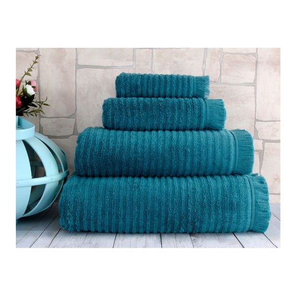 Ciemnoniebieski ręcznik Irya Home Superior, 30x50 cm