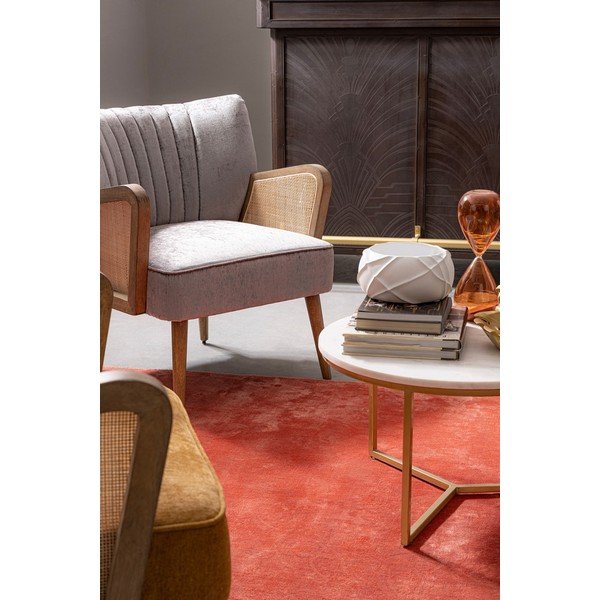 Szary aksamitny fotel Virna – Bizzotto-image-1