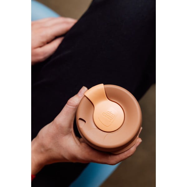 Różowy/brązowy kubek podróżny 340 ml Brew Frappe M – KeepCup-image-1