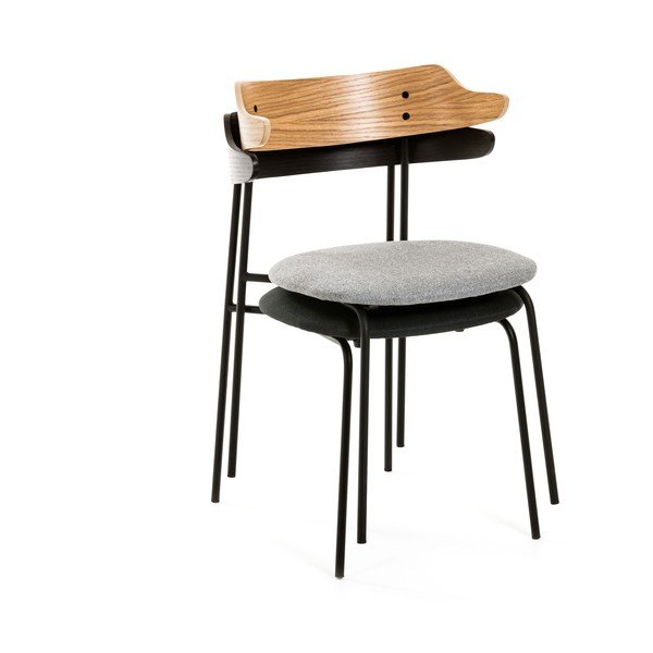 Jasnoszare krzesło do jadalni Kave Home Olympia-image-4