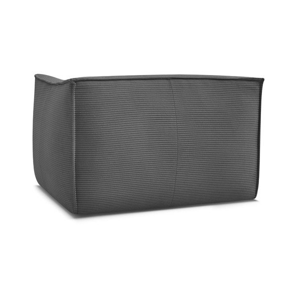 Ciemnoszary sztruksowy fotel Giorgia – Bobochic Paris-image-3