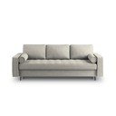 Jasnoszara rozkładana sofa Milo Casa Santo