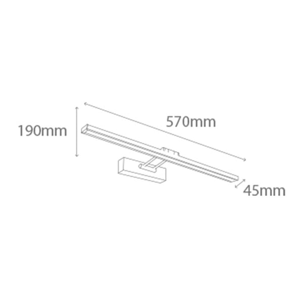 Kinkiet z LED w kolorze srebra SULION Picabia-image-2