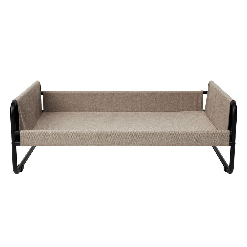 Czarne/beżowe legowisko dla psów ze stali 92x73 cm Milo – OYOY Living Design