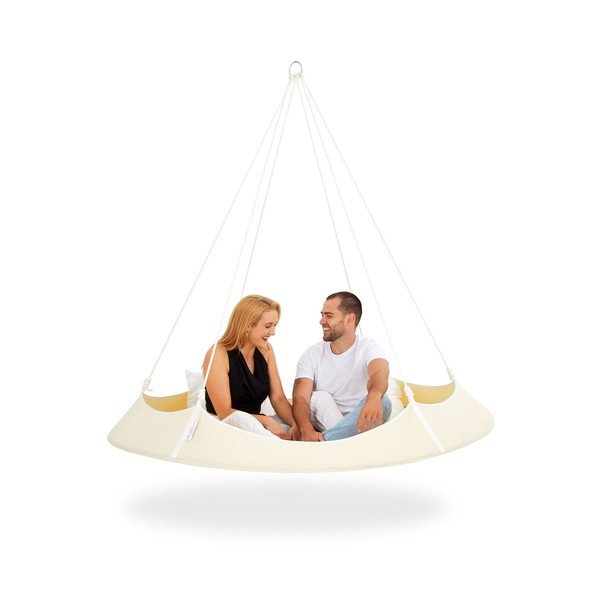 Kremowa huśtawka ogrodowa –  Hangout Pod-image-2