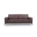 Brązowa sofa z imitacji skóry 224 cm Copenhagen – Scandic