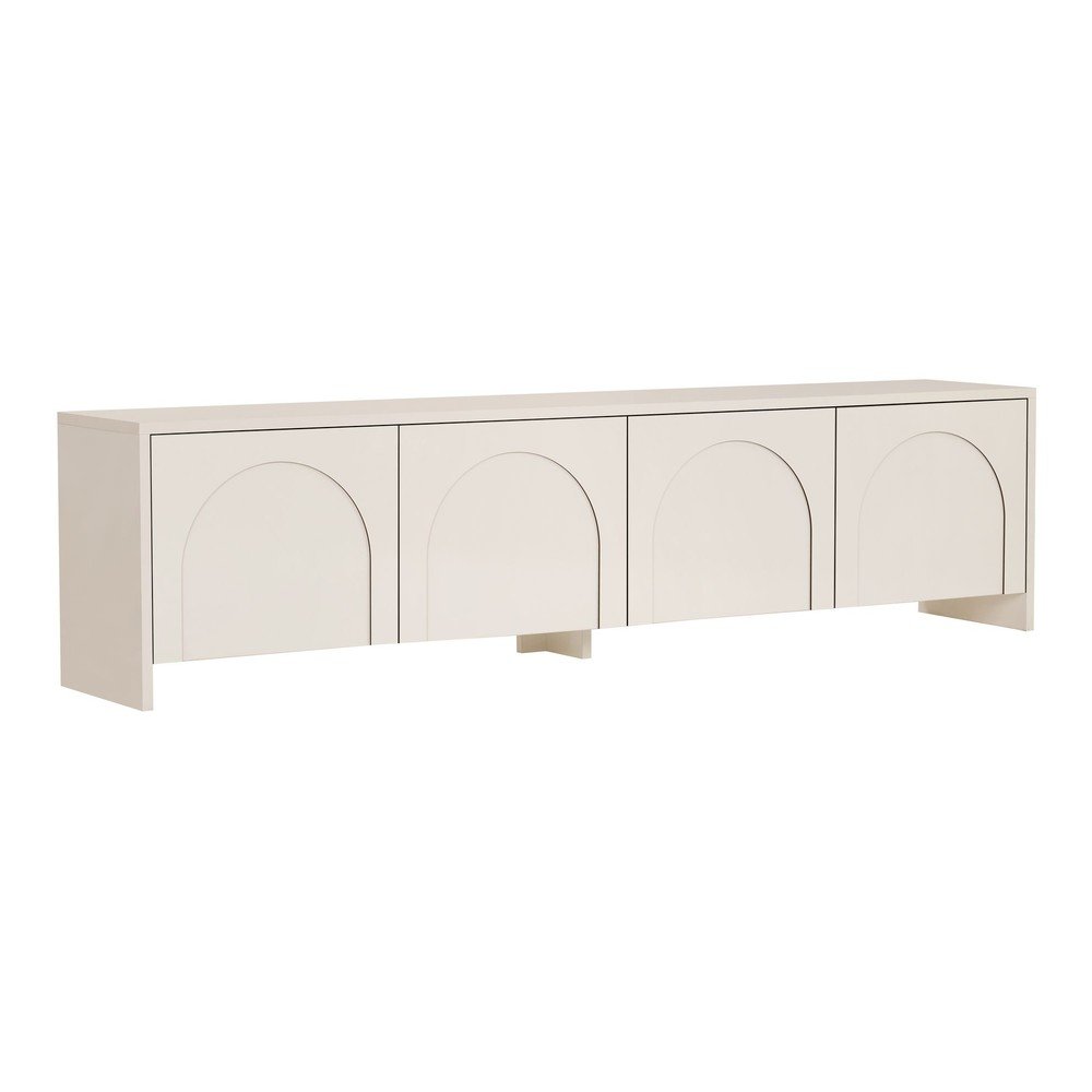 Kremowa szafka pod TV 180x45x32 cm Aurelia – Kalune Design