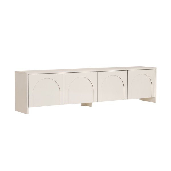 Kremowa szafka pod TV 180x45x32 cm Aurelia – Kalune Design