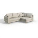 Kremowy narożnik (prawostronny) Ariella – Ropez