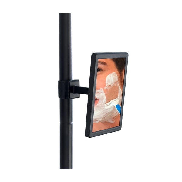 Teleskopowa narożna półka prysznicowa Wenko Prea Silver/Black, 27x20 cm-image-3