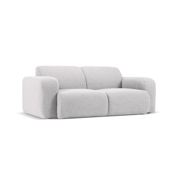 Jasnoszara sofa z materiału bouclé 170 cm Molino – Micadoni Home-image-2