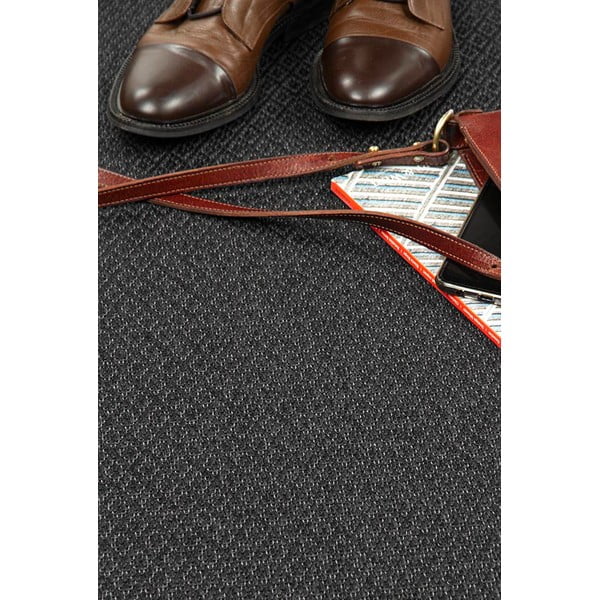 Czarny dywan 160x80 cm Bello™ – Narma-image-1