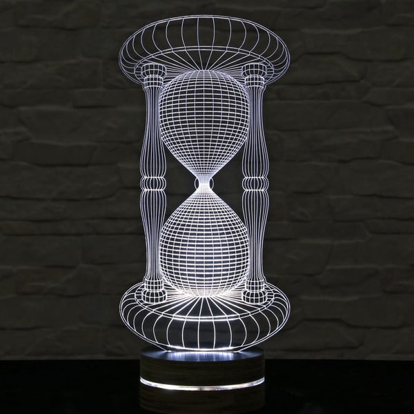 Lampa 3D stołowa Time