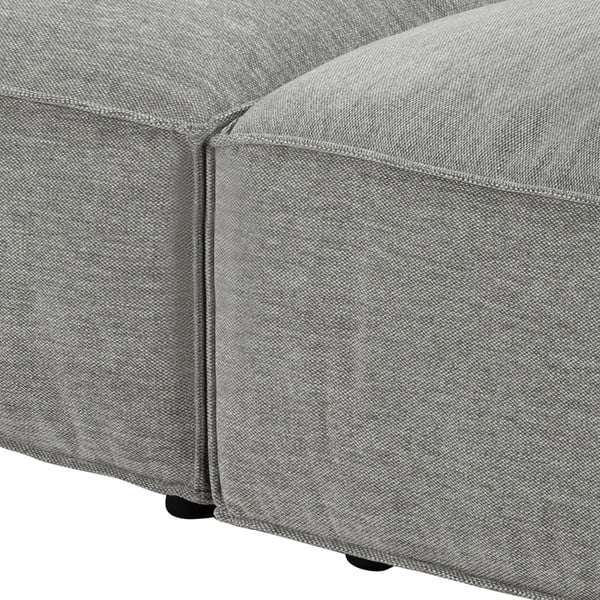 Jasnoszary szezlong modułowy Bonami Selection Fairfield, lewostronny-image-1