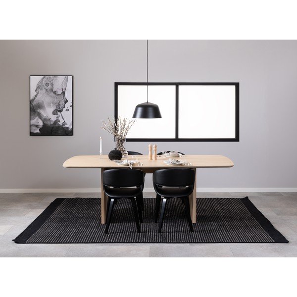 Biały stół w dekorze dębu 105x220 cm Christo – Actona-image-1