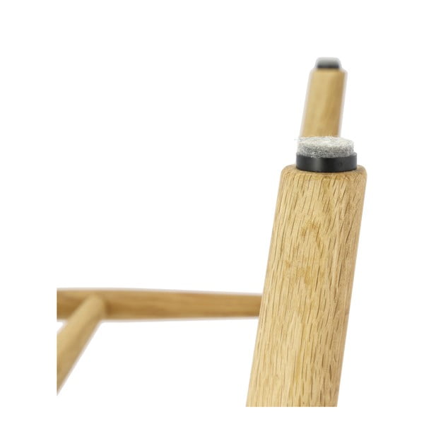 Stołek z litego drewna dębowego Bodo – Villa Collection-image-1