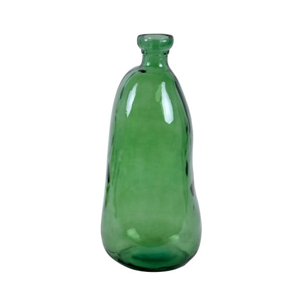 Zielony wazon ze szkła z recyklingu Ego Dekor Simplicity, wys. 51 cm