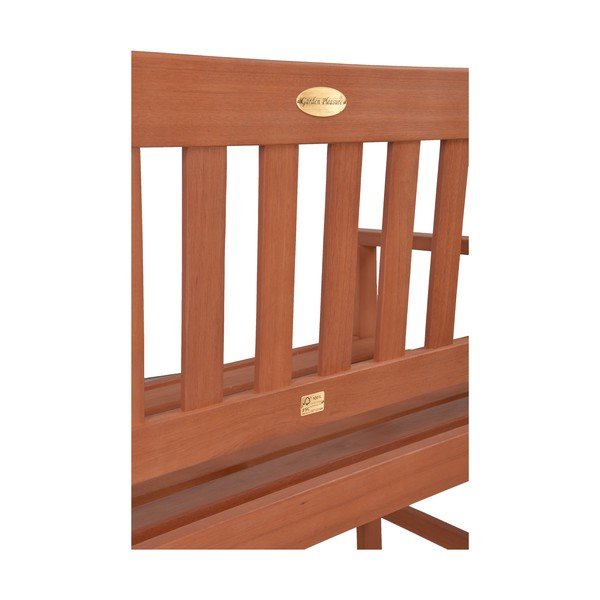 Brązowa drewniana ławka ogrodowa Promotion – Garden Pleasure-image-3