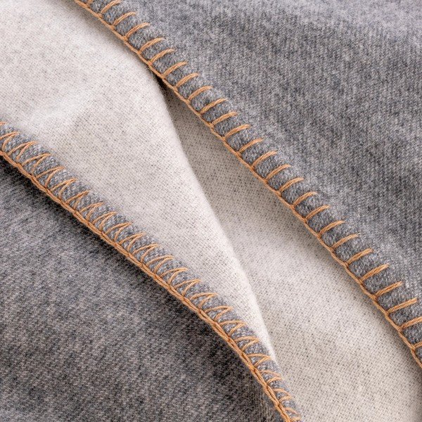 Szary koc z mieszanki wełny 145x200 cm Ahwi – Blomus-image-3