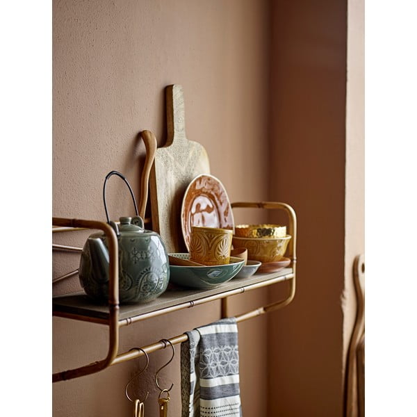 Zielona miska z kamionki Bloomingville Rani, ø 18 cm-image-3