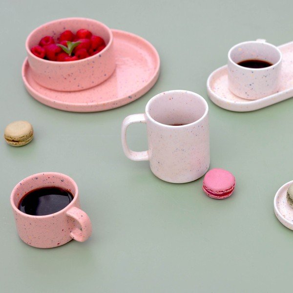 Beżowy porcelanowy talerz ø 25 cm Fika – ONA-image-2