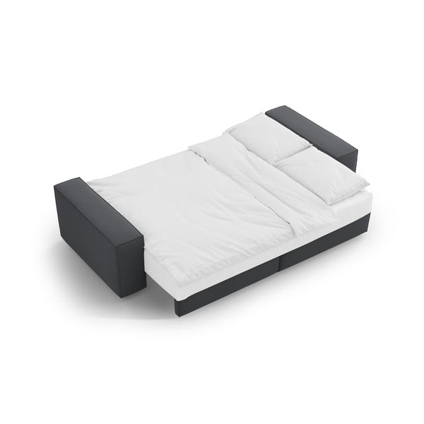 Ciemnoszara rozkładana sofa 247 cm Jodie – Micadoni Home-image-4