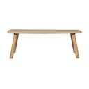 Stół z litego drewna dębowego 100x220 cm Tablo – WOOOD