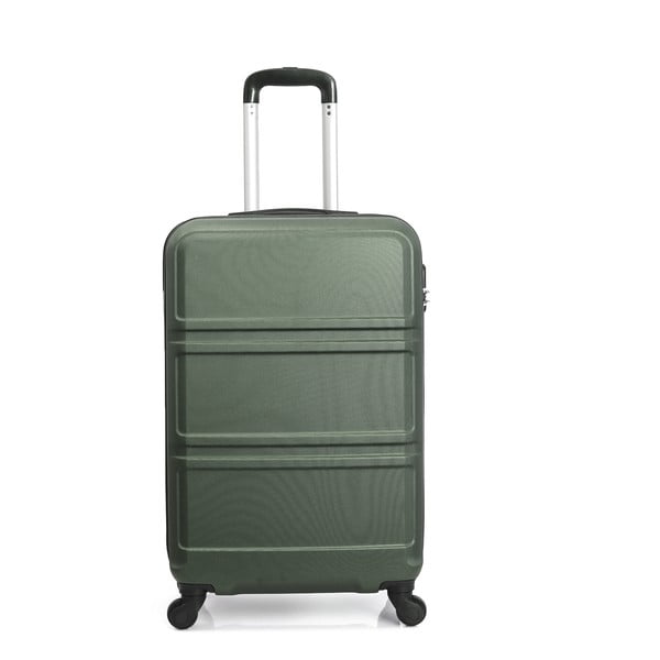 Zielona walizka na kółkach Hero Utah, 60 l