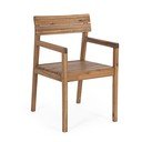 Drewniane krzesło ogrodowe w naturalnym kolorze Rodano – Bizzotto