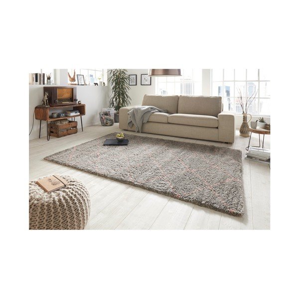 Szary dywan Mint Rugs Allure Ronno Grey Rose, 80x150 cm-image-2