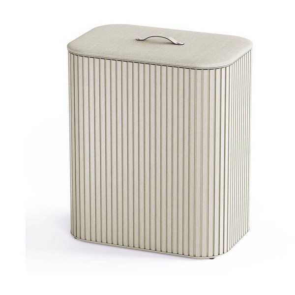 Beżowy bambusowy kosz na pranie 2x45 l Tota Luxe – Joseph Joseph-image-3